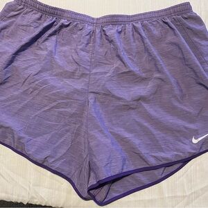 Nike Women's Dri-Fit Purple Shorts